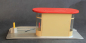 Preview: Schuco Varianto Shell Tankstelle mit Tankwart 1958 Kunststoffmodell (1665)